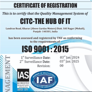 CITC ISO Certificate