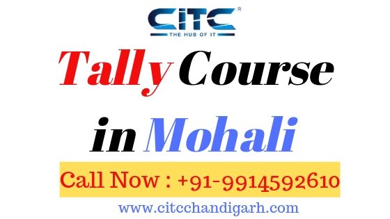 Tally Course in Mohali