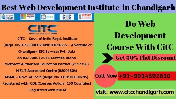 Web Development institute in chandigarh