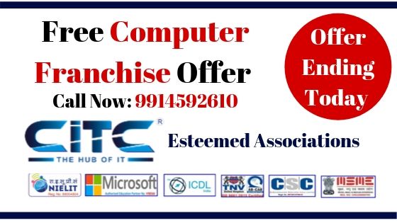 Free Computer Franchise Offer Ending Today