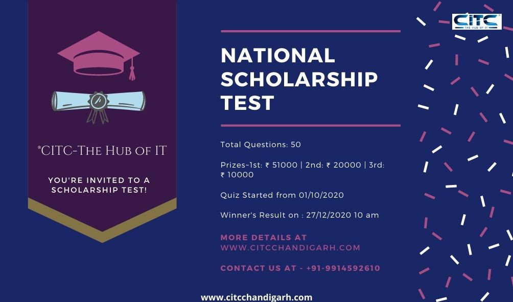 Join National Scholarship Test 2020 (Age - 16 to 21) - Complete List, Eligibility, Key Dates