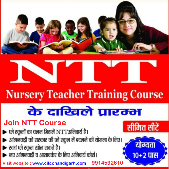 NTT course in Punjab online form 2020