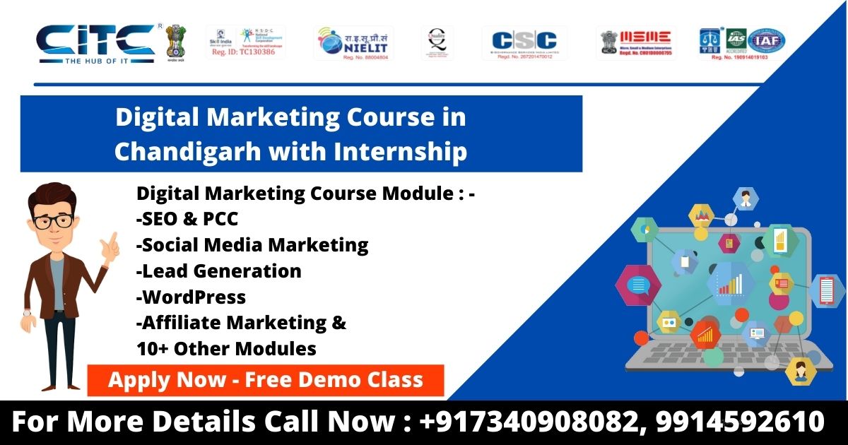 Digital Marketing Course in Chandigarh | 100% Job Placement | CITC