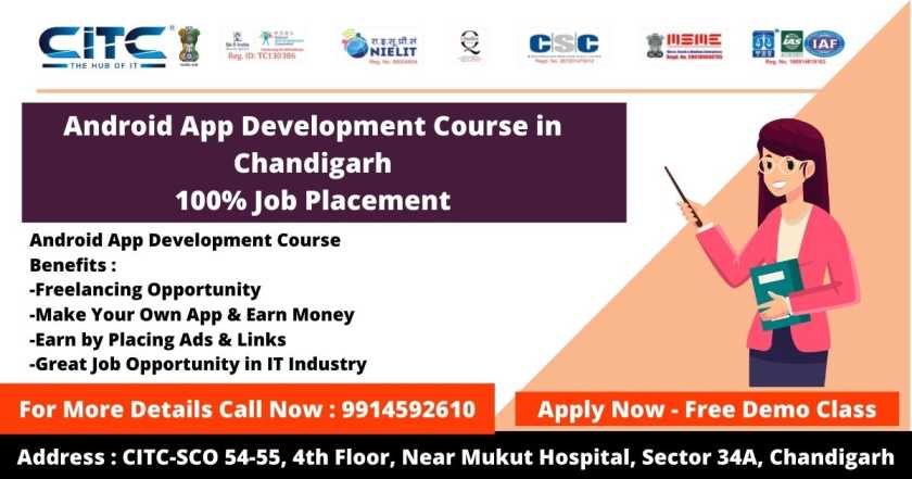 Android App Development Course in Chandigarh | 100% Job Placement | CITC