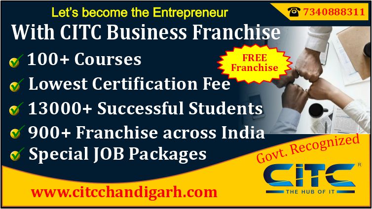 Let’s become the Entrepreneur with CITC Business Franchise 