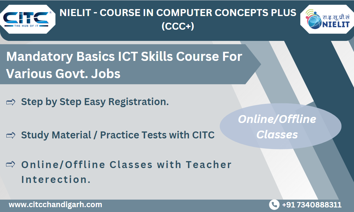 NIELIT - Course in Computer Concepts Plus (CCC+)